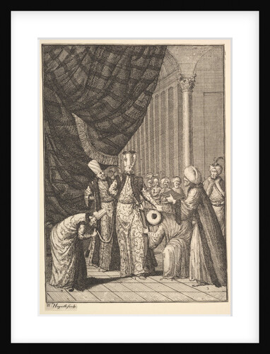 Sultan Ahmed III Crowned in the Mosque at Eyup by William Hogarth