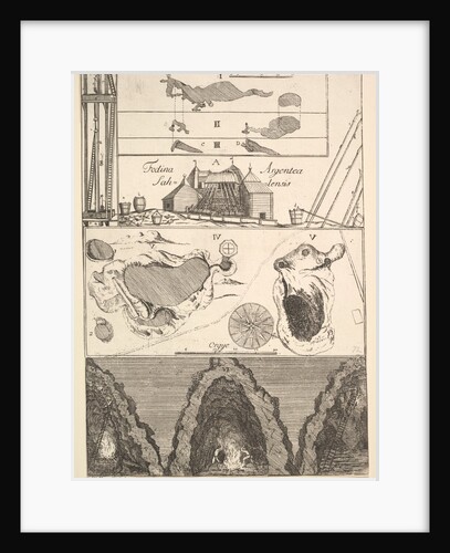 Fodina argentea Sahlensis - A Silver Mine at Sala - by William Hogarth