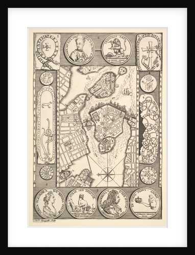 Map of Stockhol by William Hogarth