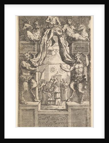 The New Metamorphosis: Frontispiece, Vol.1, 1724 by William Hogarth