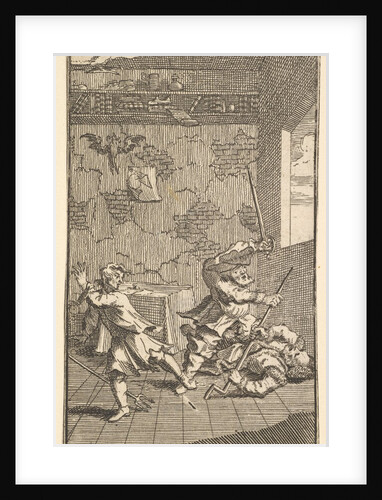 Hudibras Beating Sidrophel and Whachu by William Hogarth