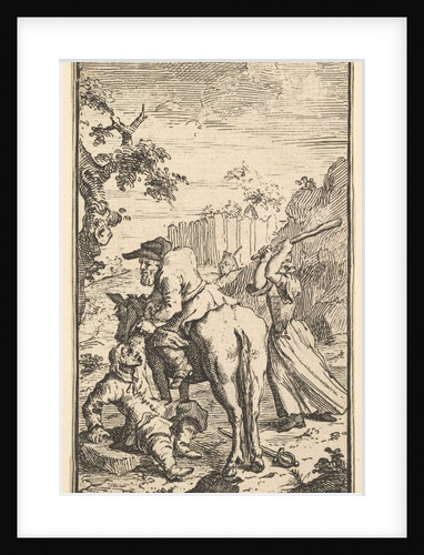 Trulla Attacking Hudibra by William Hogarth