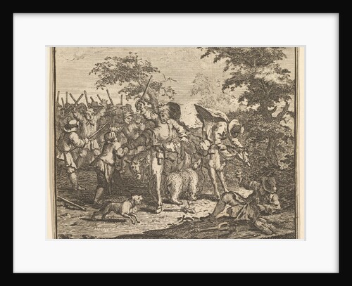 The Encounter with Talgol and Magnan by William Hogarth