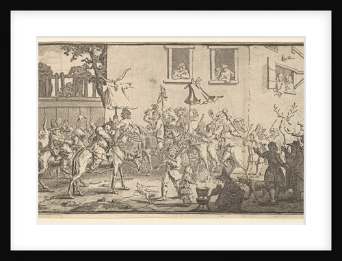 Hudibras and the Skimmingto by William Hogarth