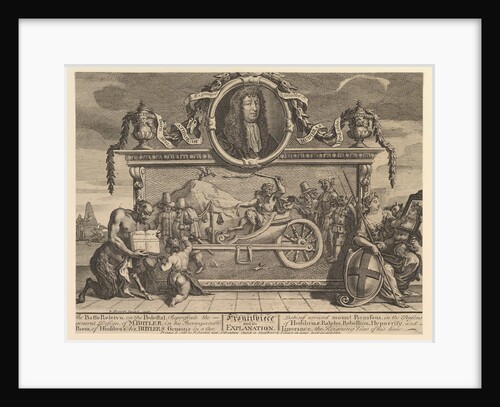 Frontispiece and Its Explanation: Twelve Large Illustrations for Samuel Butler…, February 1725-26 by William Hogarth