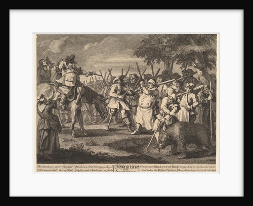 Hudibras' First Adventur by William Hogarth