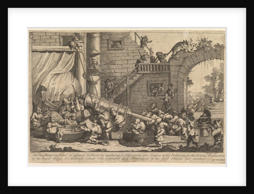The Punishment Inflicted on Lemuel Gulliver, December 1726 by William Hogarth