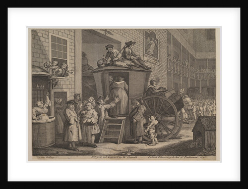 The Stage Coach, or The Country Inn Yard, 1747 by William Hogarth
