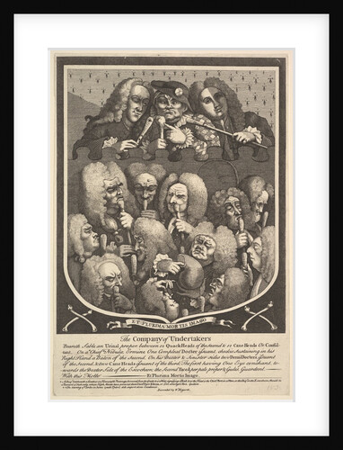 The Company of Undertakers, after 1736 by William Hogarth