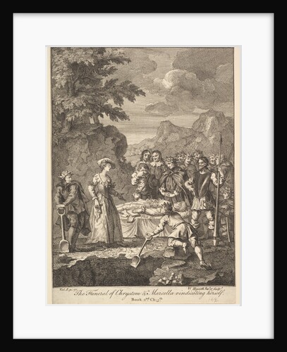 The Funeral of Chrystom & Marcella vindicating hersel by William Hogarth