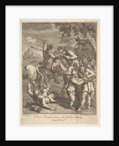 Don Quixote Releases the Galley Slaves, 1756 or after by William Hogarth