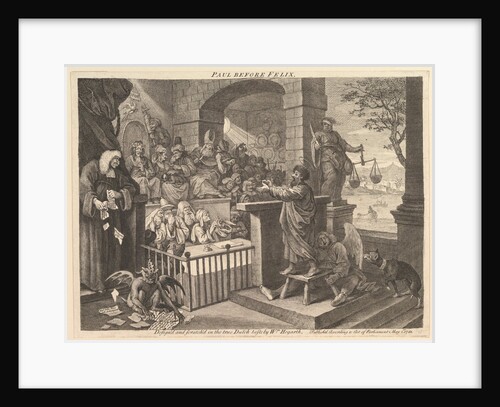 Paul Before Felix Burlesqued, May 1751 by William Hogarth