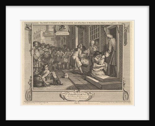 The Industrious 'Prentice Out of his Time and Married to his Master's Daught…, September 30, 1747 by William Hogarth