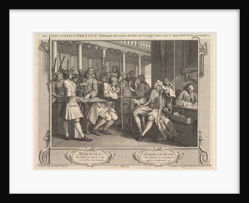 The Industrious 'Prentice Alderman of London, the Idle One Brought Before Hi…, September 30, 1747 by William Hogarth