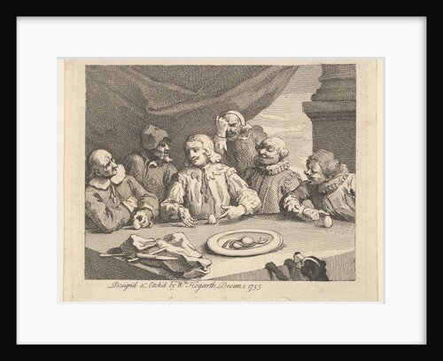 Columbus Breaking the Egg, December 1, 1753 by William Hogarth