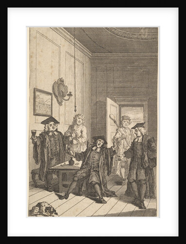 Frontispiece to 'The Humours of Oxford', April 1730 by Unknown