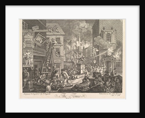 The Times, Plate 1, September 7, 1762 by William Hogarth