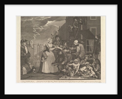 A Rake's Progress, Plate 4, June 25, 1735 by William Hogarth