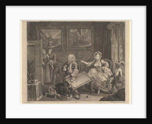 A Harlot's Progress, Plate 2, April 1732 by William Hogarth