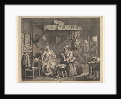 A Harlot's Progress, Plate 3, April 1732 by William Hogarth