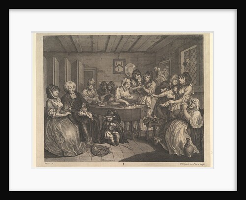 A Harlot's Progress, Plate 6, April 1732 by William Hogarth