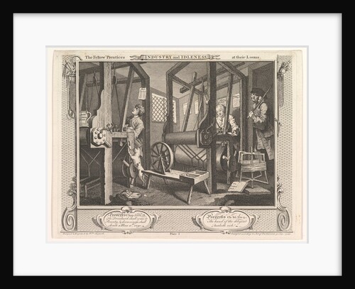 The Fellow 'Prentices at their Looms, September 30, 1747 by William Hogarth