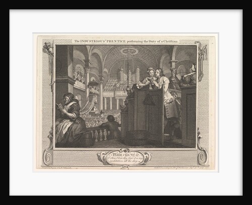The Industrious 'Prentice Performing the Duty of a Christia by William Hogarth