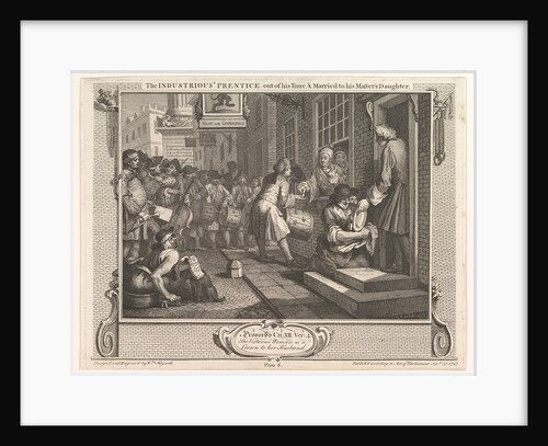 The Industrious 'Prentice Out of his Time and Married to his Master's Daught…, September 30, 1747 by William Hogarth