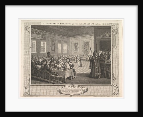 The Industrious 'Prentice Grown Rich and Sheriff of Londo by William Hogarth