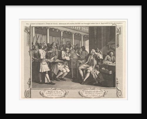 The Industrious 'Prentice Alderman of London, The Idle One Brought Before Hi…, September 30, 1747 by William Hogarth