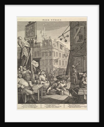 Beer Street, February 4, 1751 by William Hogarth