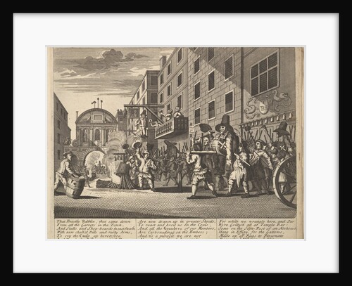 Burning the Rumps at Temple Bar, 1725-30 by Unknown
