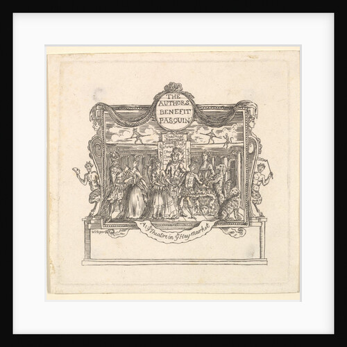The Author's Benefit: Pasquin, 1736 by Unknown