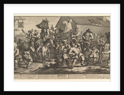 Hudibras and the Skimmingto by William Hogarth