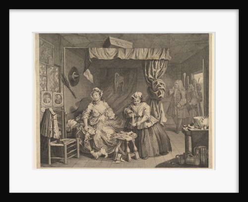A Harlot's Progress, Plate 3, before April 1732 by William Hogarth