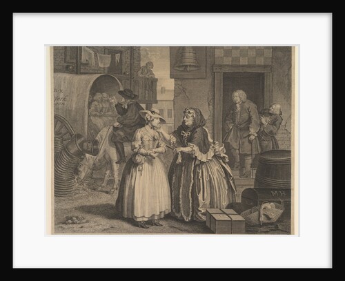 A Harlot's Progress, Plate 1, before April 1732 by William Hogarth