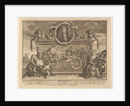 Frontispiece and Its Explanatio by William Hogarth