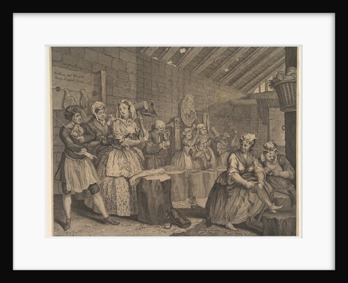 A Harlot's Progress, Plate 4, before April 1732 by William Hogarth