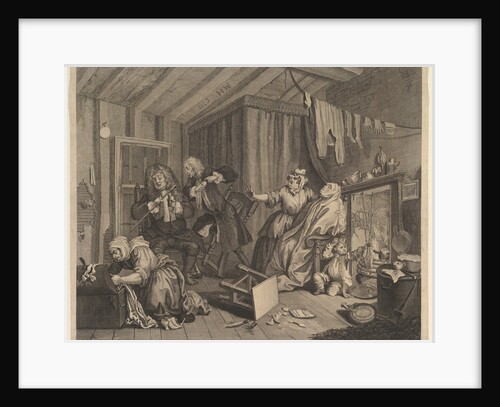 A Harlot's Progress, Plate 5, before April 1732 by William Hogarth