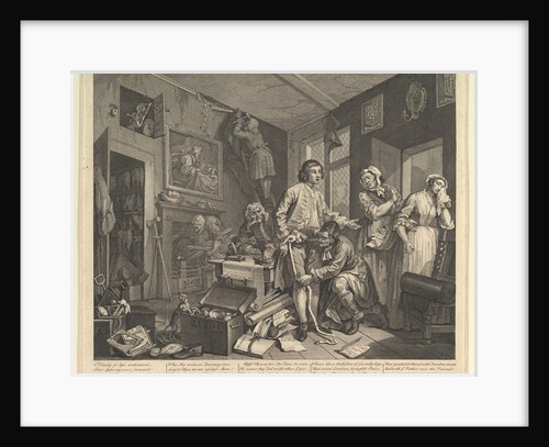 A Rake's Progress, Plate 1, June 25, 1735 by William Hogarth