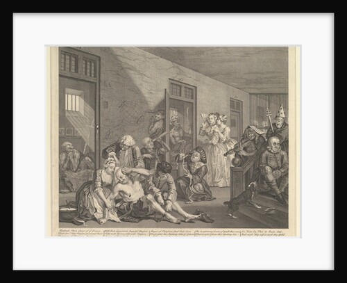 A Rake's Progress, Plate 8, June 25, 1735 by William Hogarth