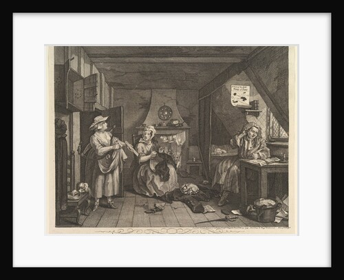 The Distrest Poet, December 15, 1740 by William Hogarth