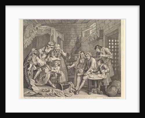 A Rake's Progress, Plate 7, June 25, 1735 by William Hogarth