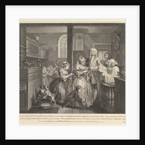 A Rake's Progress, Plate 5, June 25, 1735 by William Hogarth