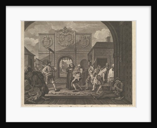 O the Roast Beef of Old England-The Gate of Caiais, March 6, 1749 by William Hogarth