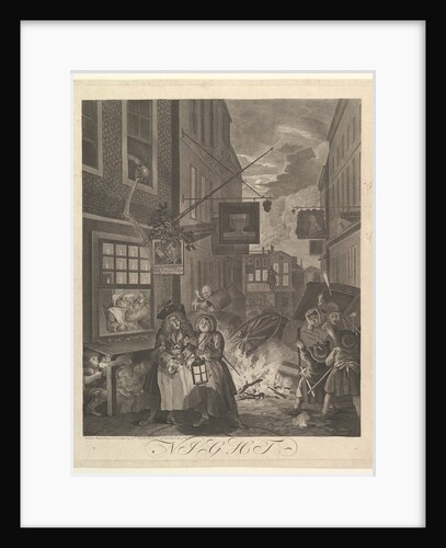 Night, March 25, 1738 by William Hogarth