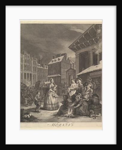 Morning: The Four Times of the Day, March 25, 1738 by William Hogarth