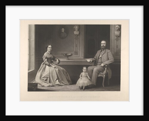 Lieutenant General Thomas J. Jackson and His Family, 1866 by William Sartain