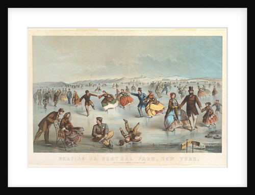 Skating in Central Park, New York, 1861 by Unknown