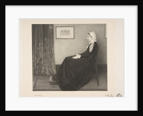 Arrangement in Grey and Black: Portrait of the Artist's Mother, 1892 by Thomas Robert Way